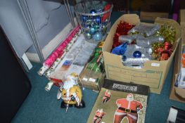 Quantity of Christmas Decorations, Inflatable Sant