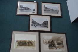 Five Assorted Framed Prints of Hull, etc.