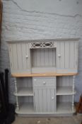 Grey Painted Shabby Chic Dresser Base and Wall Uni