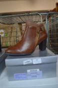 *Wallis Ladies Brown Ankle Boots Size: 9