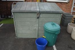 Horizontal Garden Storage Shed