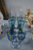 Wine Flutes and Tumblers, etc.