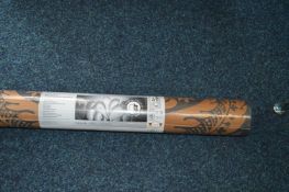 *Three Rolls of Rasch Brown Bronze Pattern Vinyl Wallpaper