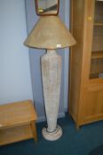 Basket Weave Standard Lamp