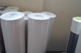 *Six Assorted Rolls of Cream Blown Vinyl Wallpaper