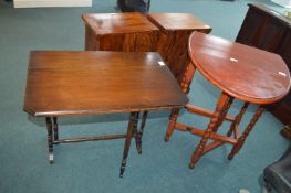 Two Drop Leaf Occasional Tables