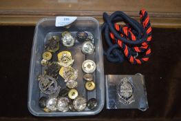 Military Cap Badges, Buttons, etc.