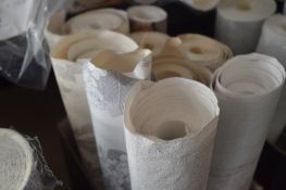 *Box of Assorted Part Rolls of Wallpaper