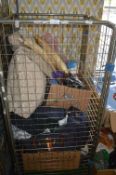 Cage of Household Goods; Cushions, Bags, Shoes, Cl