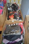 Two Boxes of Witches Hats and Wig