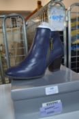 *Wallis Ladies Blue Ankle Boots Size: 7