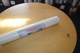 *Three Rolls of Rasch Neutral Vinyl Wallpaper and Two Part Rolls
