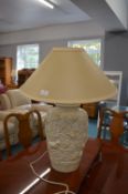Large Pottery Table Lamp