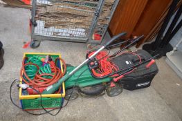 Qualcast Electric Lawnmower, Weed Burner, etc.