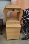 Home Office Filing Cabinet and Pine Magazine Rack