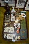 Collectibles; Miniature Tea Sets, Crested Ware, et