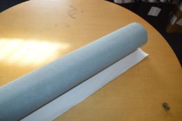 *Two Rolls of Rasch Teal Vinyl Wallpaper and a Part Roll