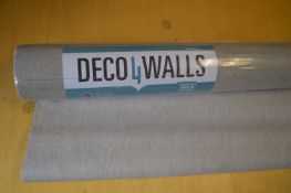 *Four Rolls of Deco 4 Walls Velvet Pattern Wallpaper and One Part Roll