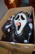 Box of Scream Masks etc.