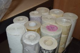 *Eleven Assorted Rolls of Wallpaper and One Part Roll