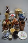 Pottery Jugs, Vases, etc.
