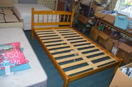 Solid Pine Double Bed Frame