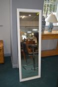 White Full Length Floor Standing Mirror