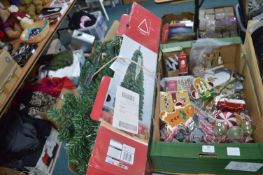 Christmas Decorations and a 6ft Tree