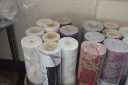 *Two Boxes of Mixed Pattern Vinyl Wallpaper