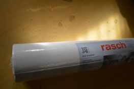 *Six Rolls of Rasch Neutral Shade Blown Vinyl Wallpaper