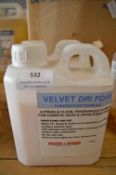 *2x 1L of Velvet Dri Foam