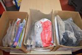 *Three Boxes of Filters, Hoses, Dust Bags, etc.