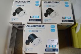 *Three Aurora Ice Lamps