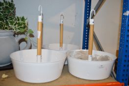 *Three Hanging Planters