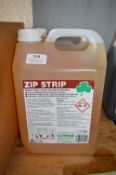 *2x 5L of Zip Strip Rinse Free Floor Polish Stripper