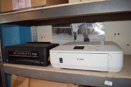 Two Epson and Two Canon Printers