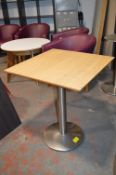 *Two 65cm Square Tabletops and Two Pedestals (no f