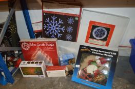 *Christmas Items; Candle Bridge, Two Acrylic Cones