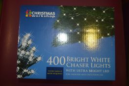 *Five Sets of 400 LED Bright White Chaser Lights