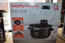 *Morphy Richards Sear & Stew 3.5L Slow Cooker