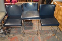 *Two Estee Lauder Chairs and One Stool