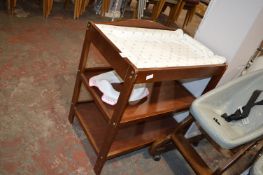 *Baby Changing Station with Two Shelves