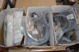 *Three Boxes of Filter Bags, Dust Bags, Hoses, and Attachments