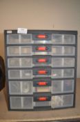 *Small Portable Storage Container with Six Drawers