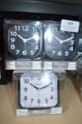 *Three Ravel Quartz Alarm Clocks