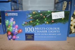 *Six Sets of 100 LED Multicolour Chaser Lights