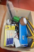 *Mixed Box of Tools; Mini Hook & Pick Set, Screwdr