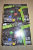 *Two Power Master 20 Multicolour Linkable LED Light Strings