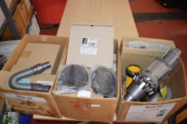 *Two Boxes of Dyson Vacuum Parts, and a Box of Carbon Filters