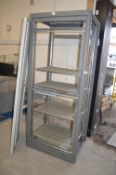 *Metal Server Cabinet With Two Door Panels